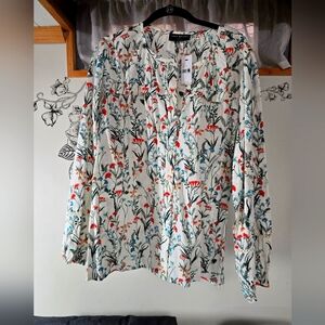 Lane Bryant size 18 long sleeved blouse